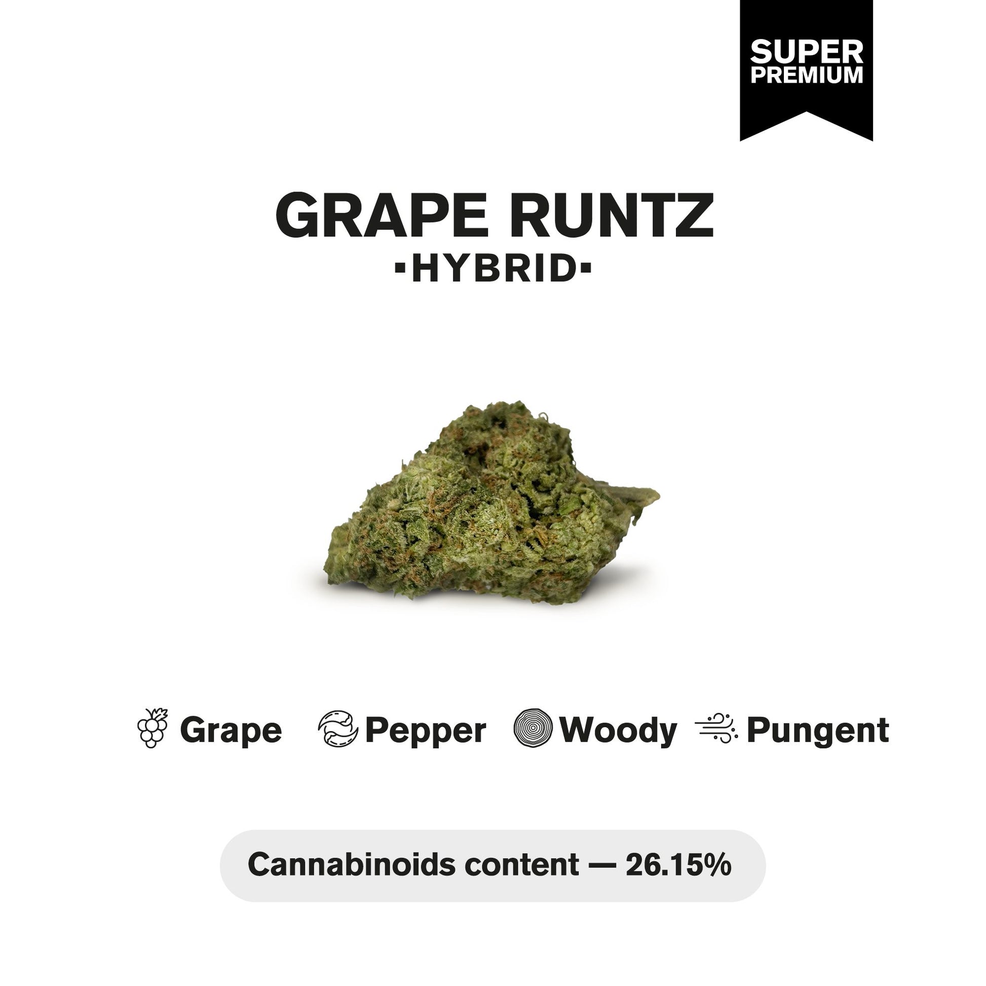 Grape Runtz Flower – Hybrid – THCA