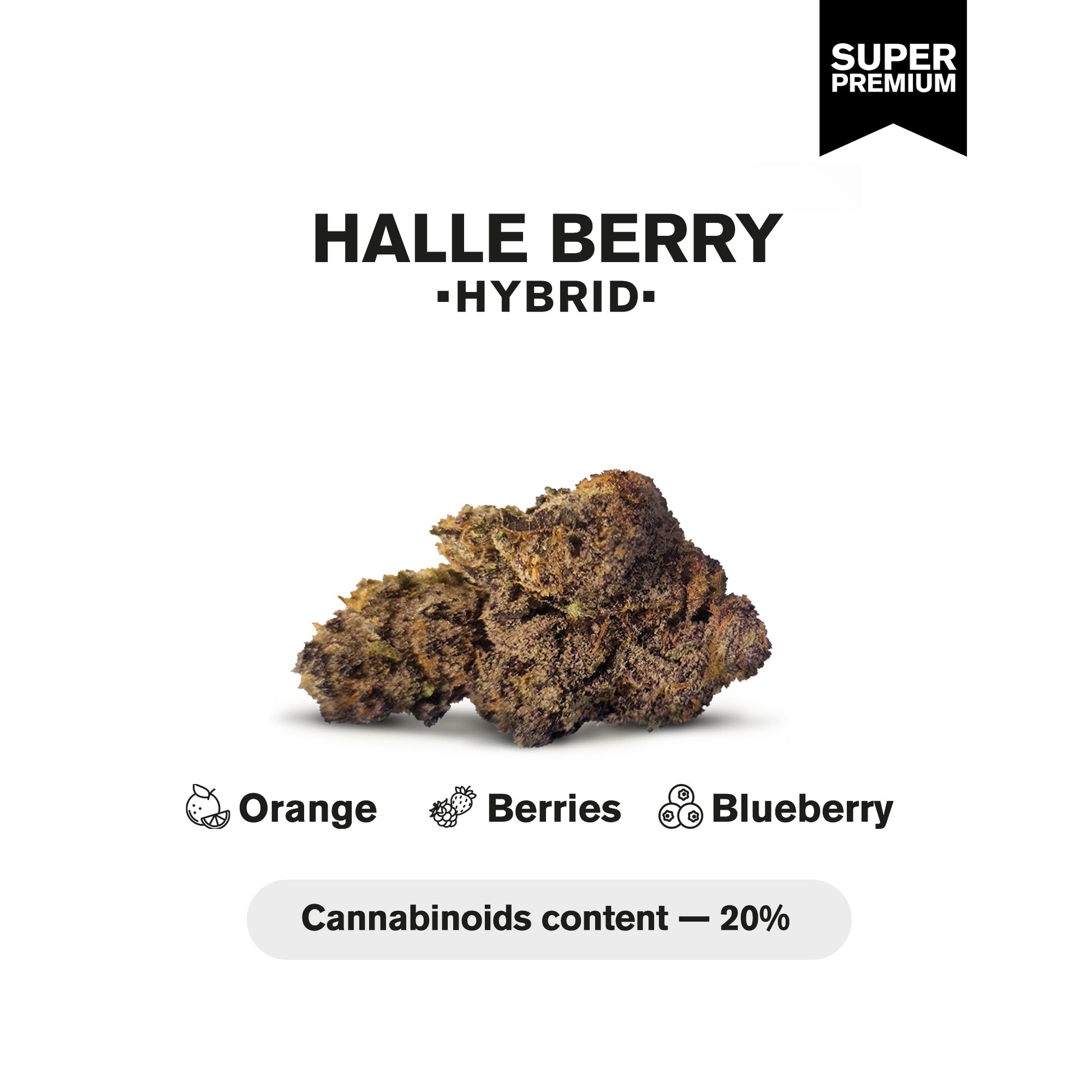 Halle Berry Flower - Hybrid - THCA