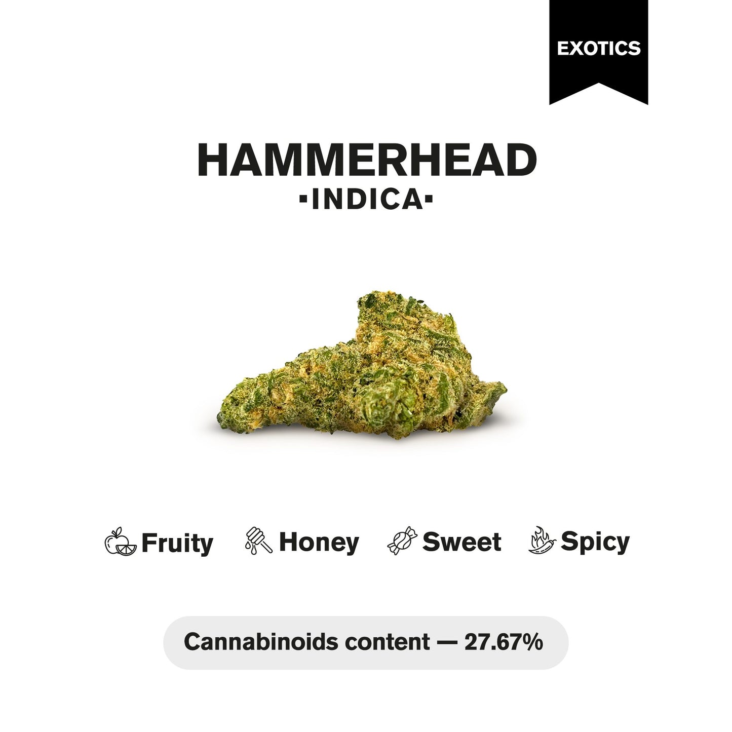 Hammerhead Flower - Indica - THCA