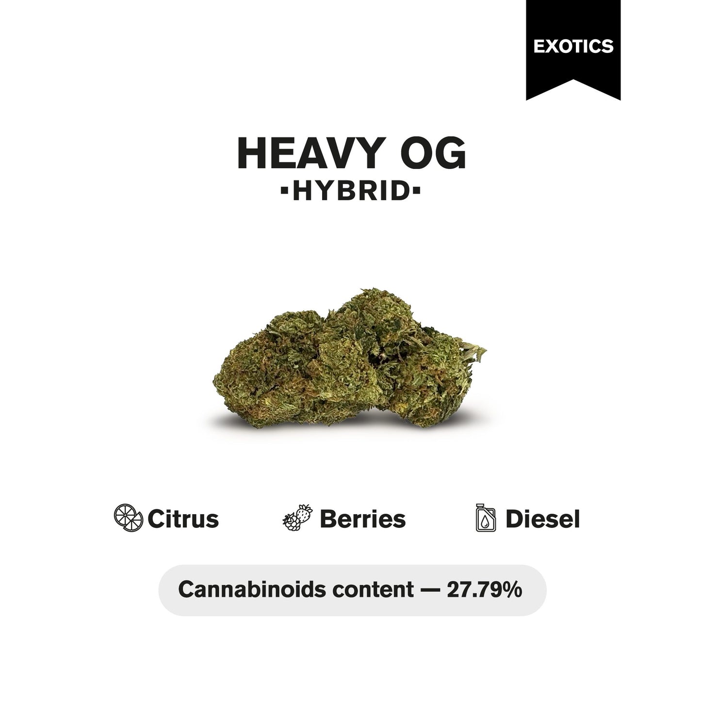 Heavy OG Flower - Hybrid - THCA