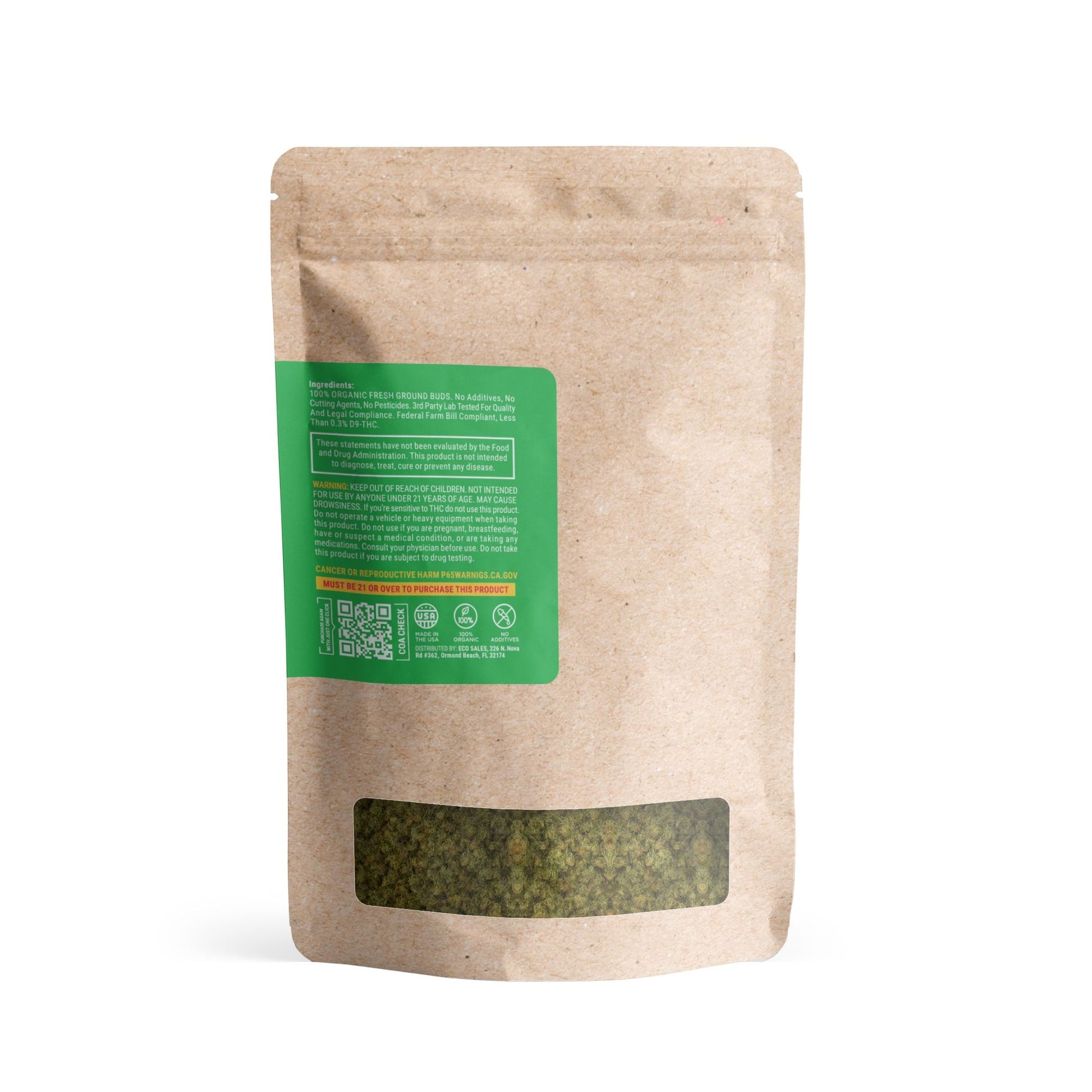 Indica Blend Ground Flower - Indica - THCA
