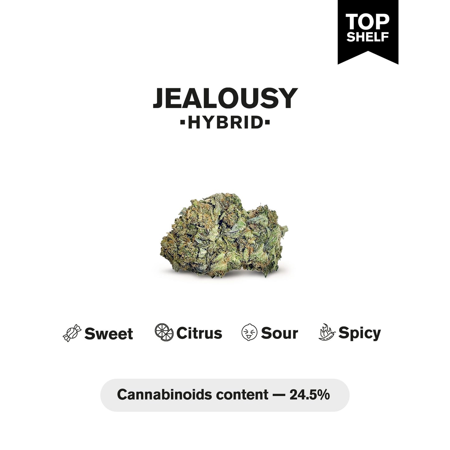 Jealousy Flower – Hybrid – THCA