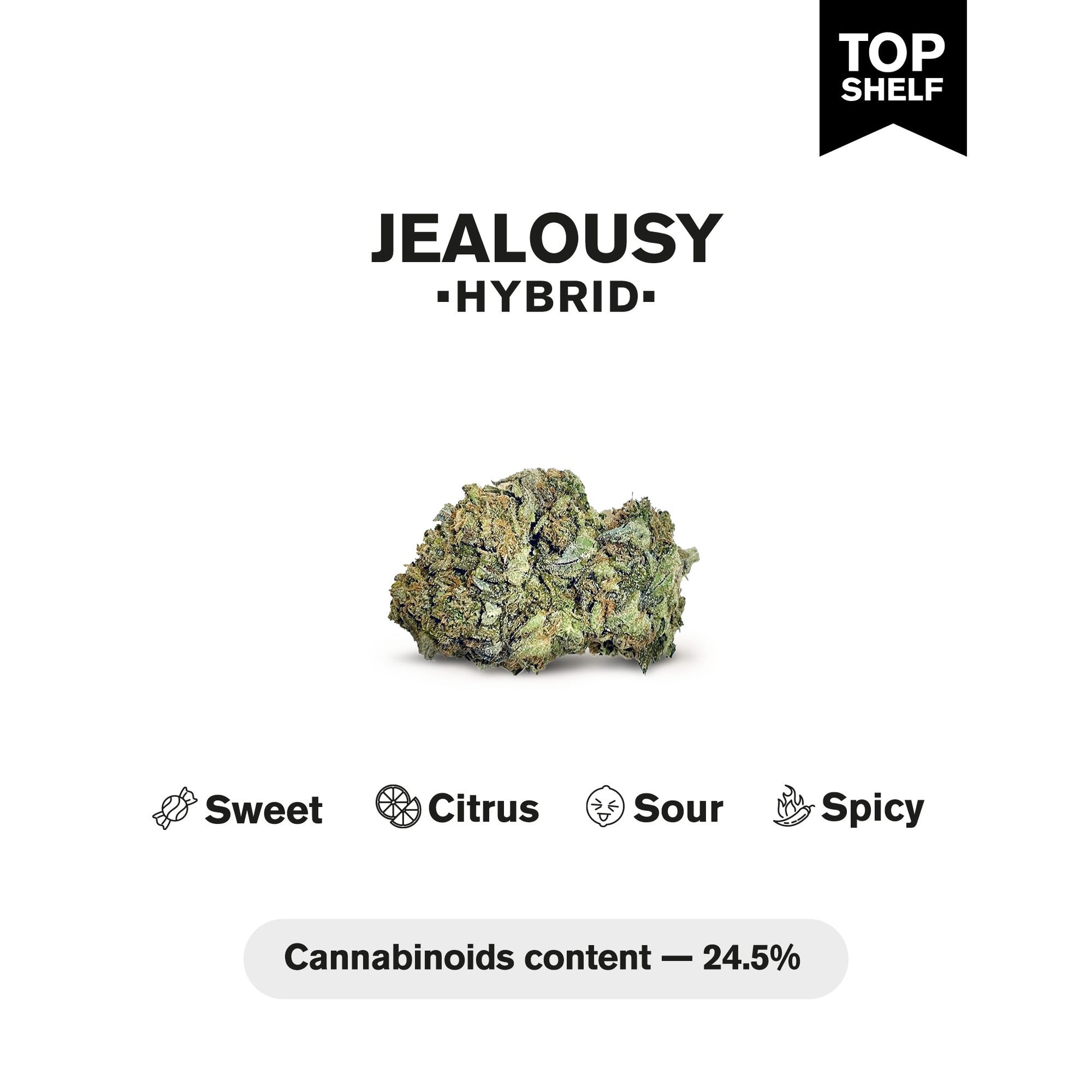 Jealousy Flower – Hybrid – THCA