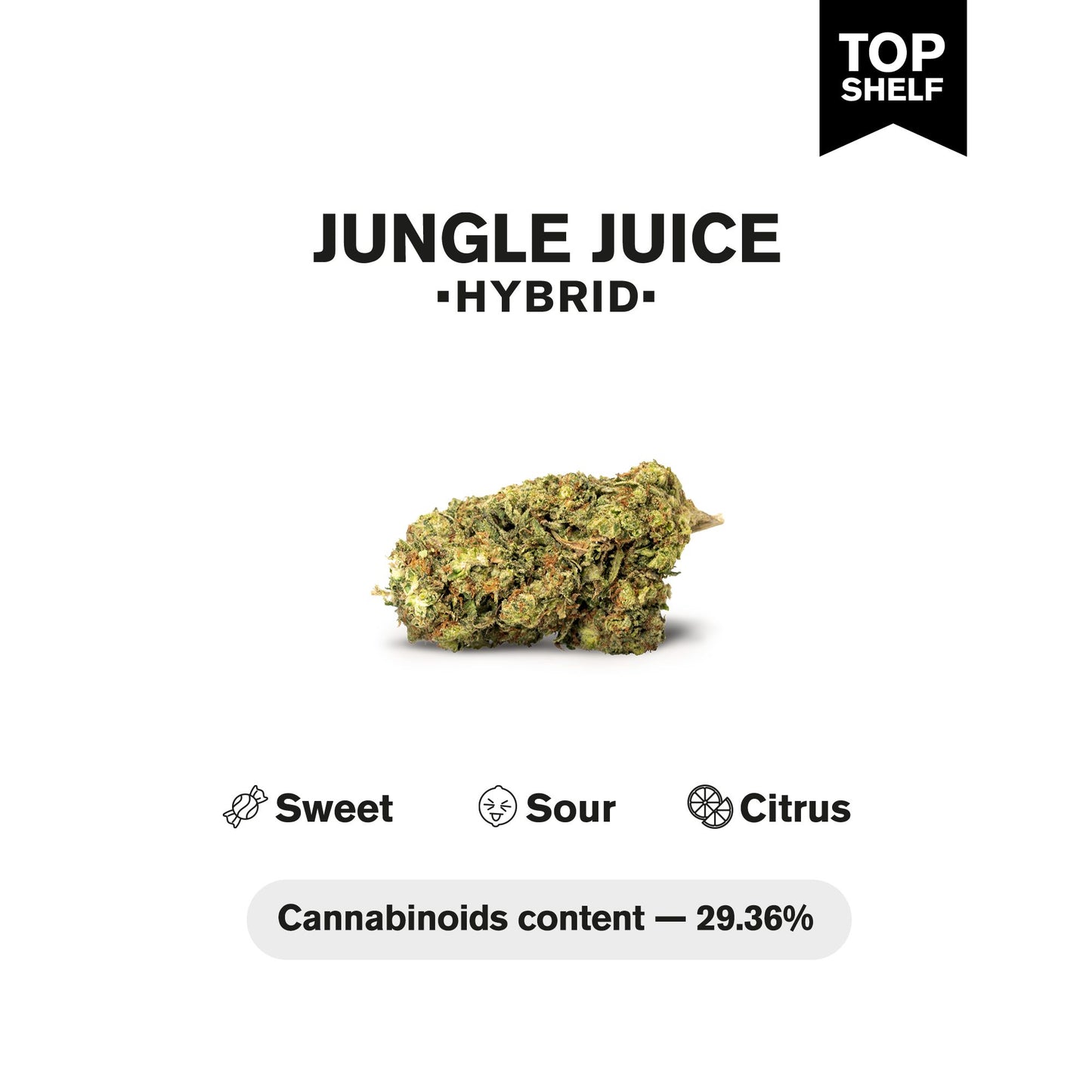 Jungle Juice Flower – Hybrid – THCA