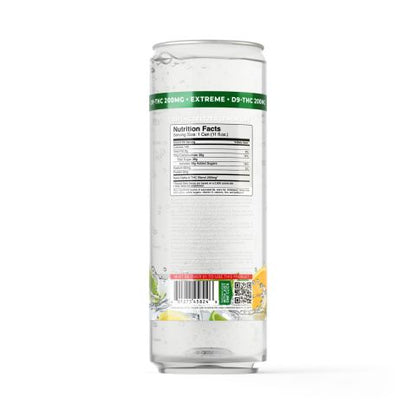 200mg Lemon Lime THCa Seltzer - D9 Nano - Fresh