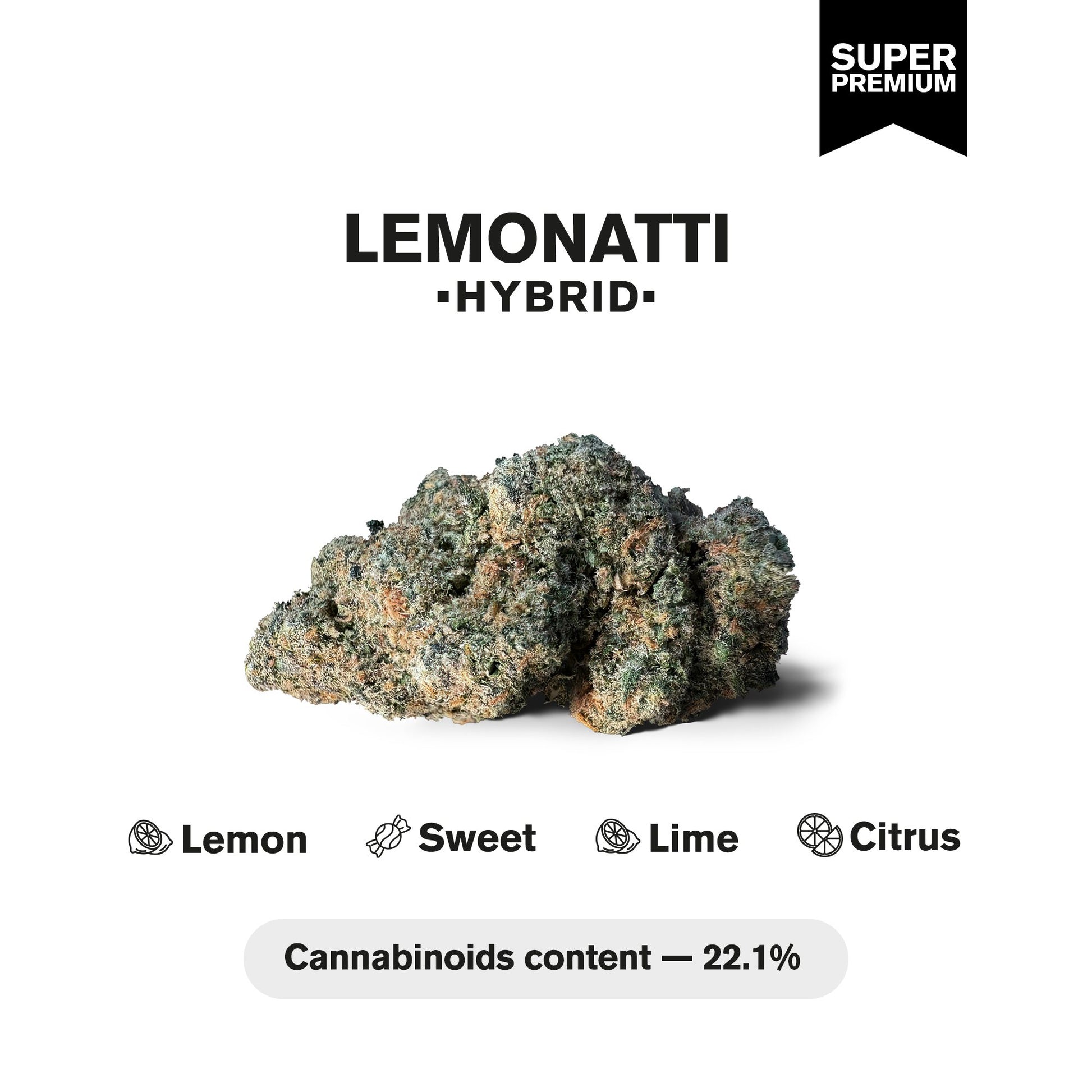Lemonatti Flower - Hybrid - THCA