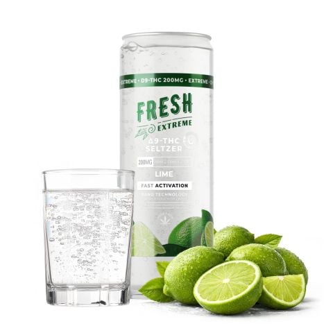 200mg Lime THCa Seltzer - D9 Nano - Fresh