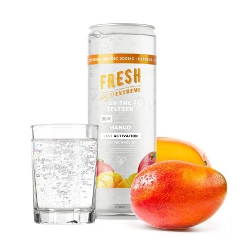 200mg Mango THCa Seltzer - D9 Nano - Fresh