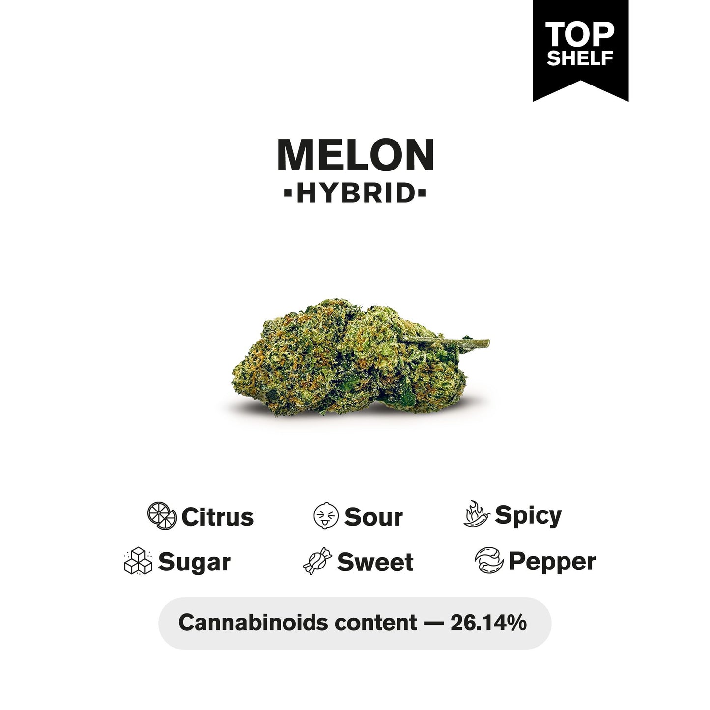 Melon Flower - Hybrid - THCA