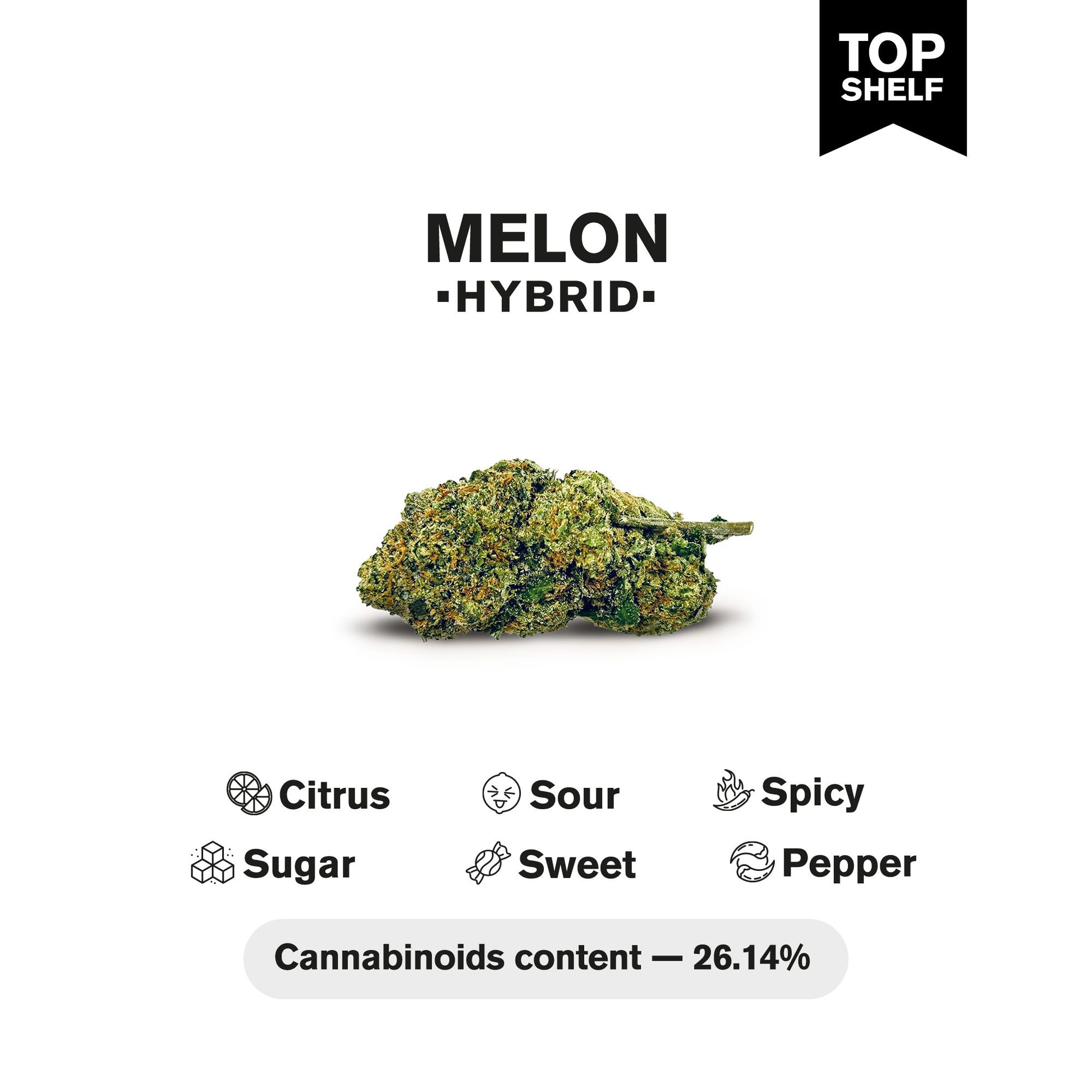 Melon Flower - Hybrid - THCA