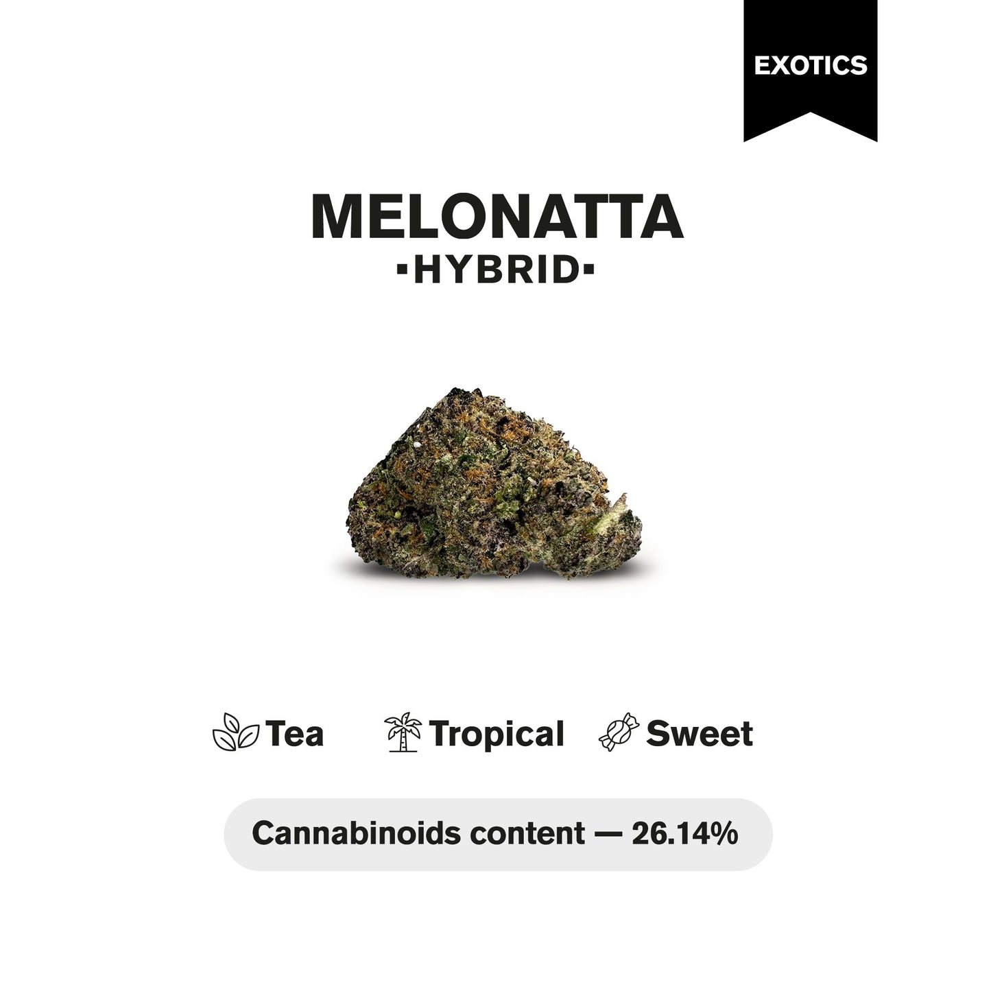Melonatta Flower - Hybrid - THCA