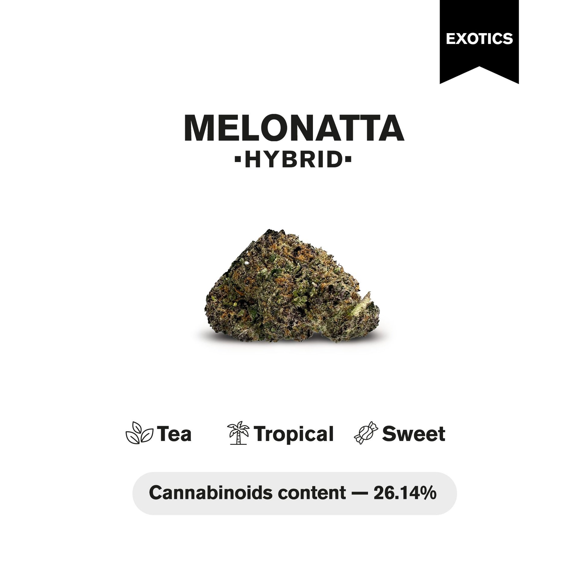 Melonatta Flower - Hybrid - THCA