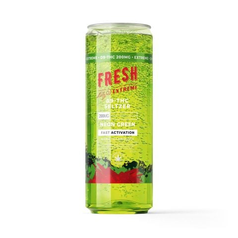200mg Neon Green THCa Seltzer - D9 Nano - Fresh