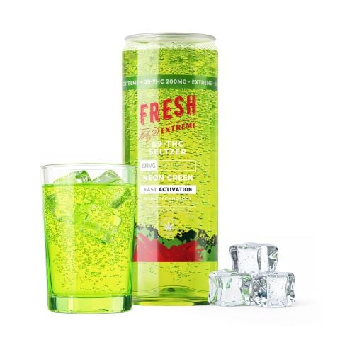 200mg Neon Green THCa Seltzer - D9 Nano - Fresh
