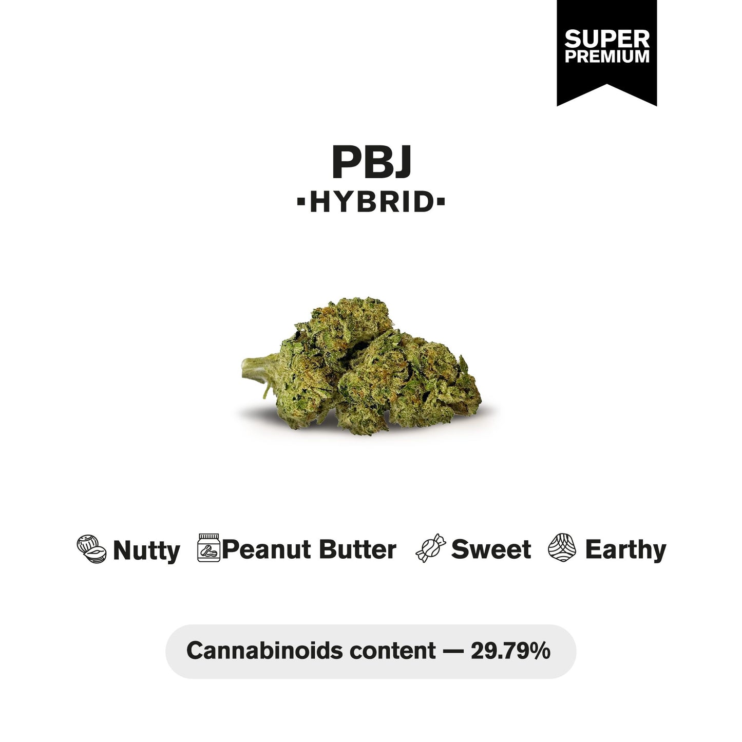 PBJ Flower – Hybrid – THCA