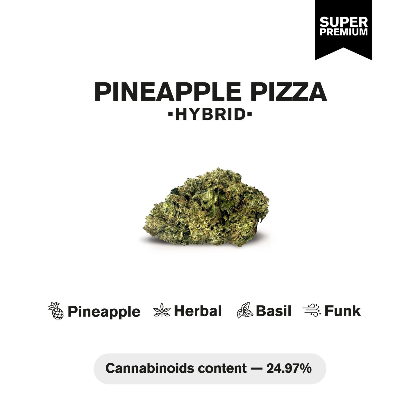 Pineapple Pizza Flower – Hybrid – THCA