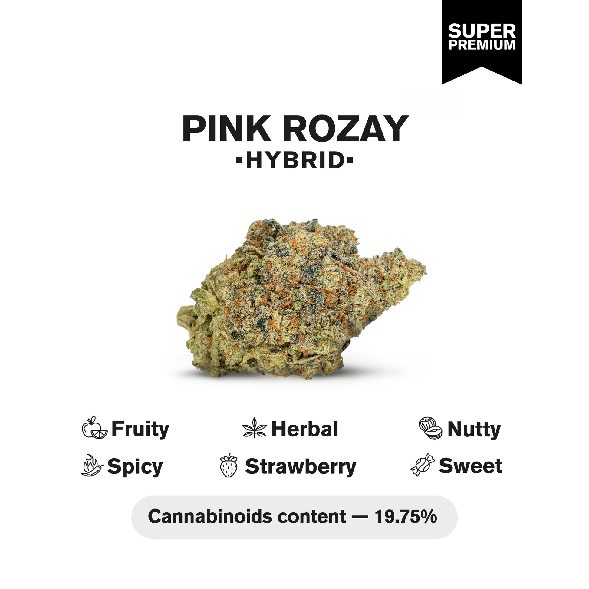 Pink Rozay Flower - Indica - THCA