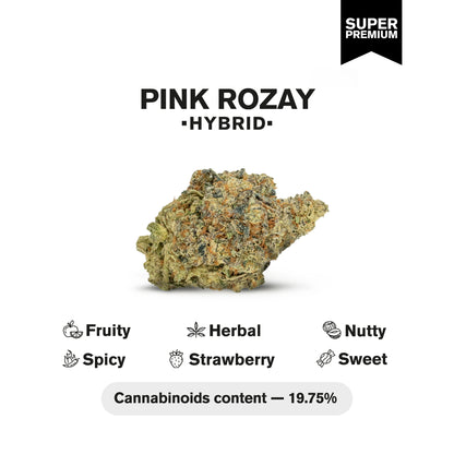 Pink Rozay Flower - Indica - THCA