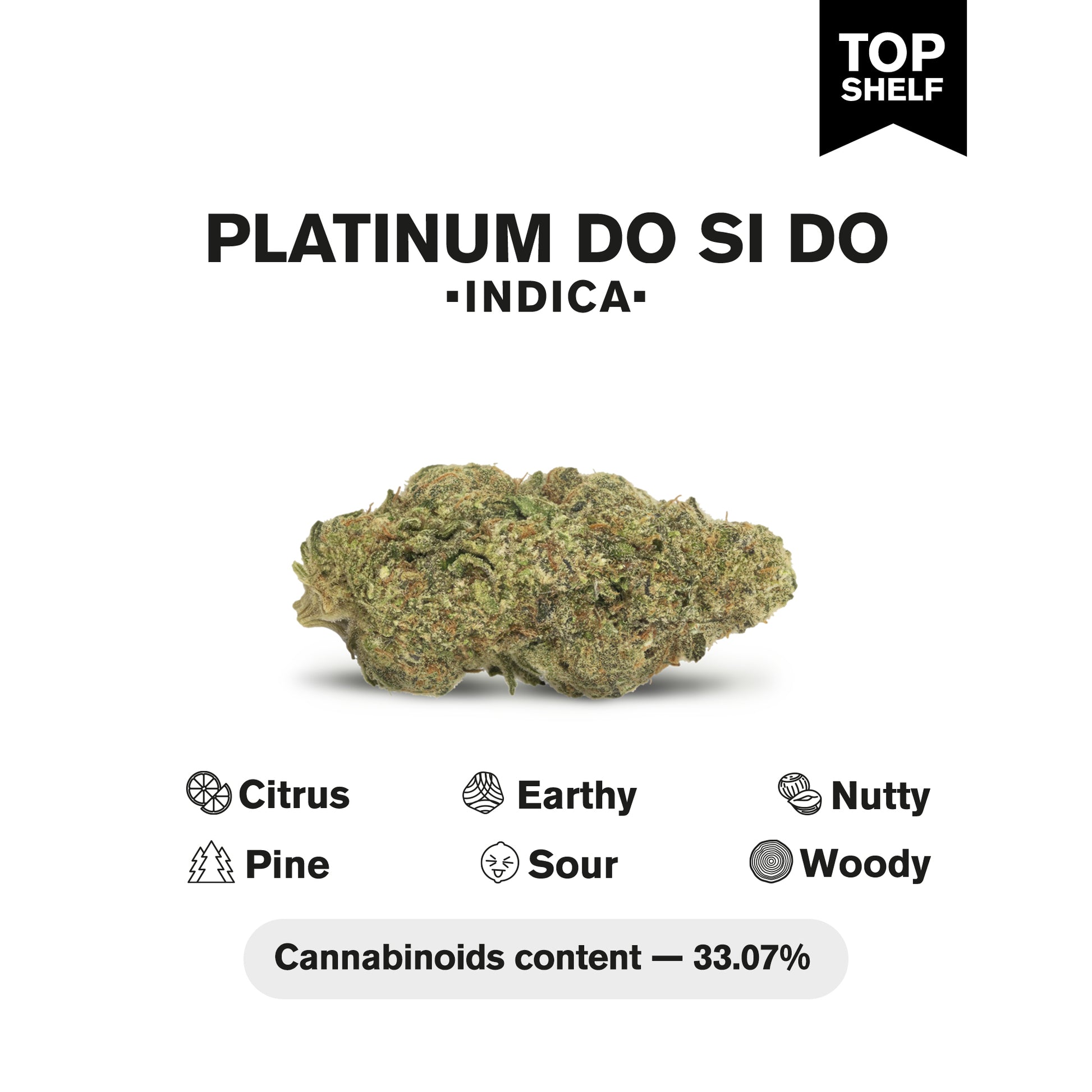 Platinum Do Si Do Flower - Indica - THCA
