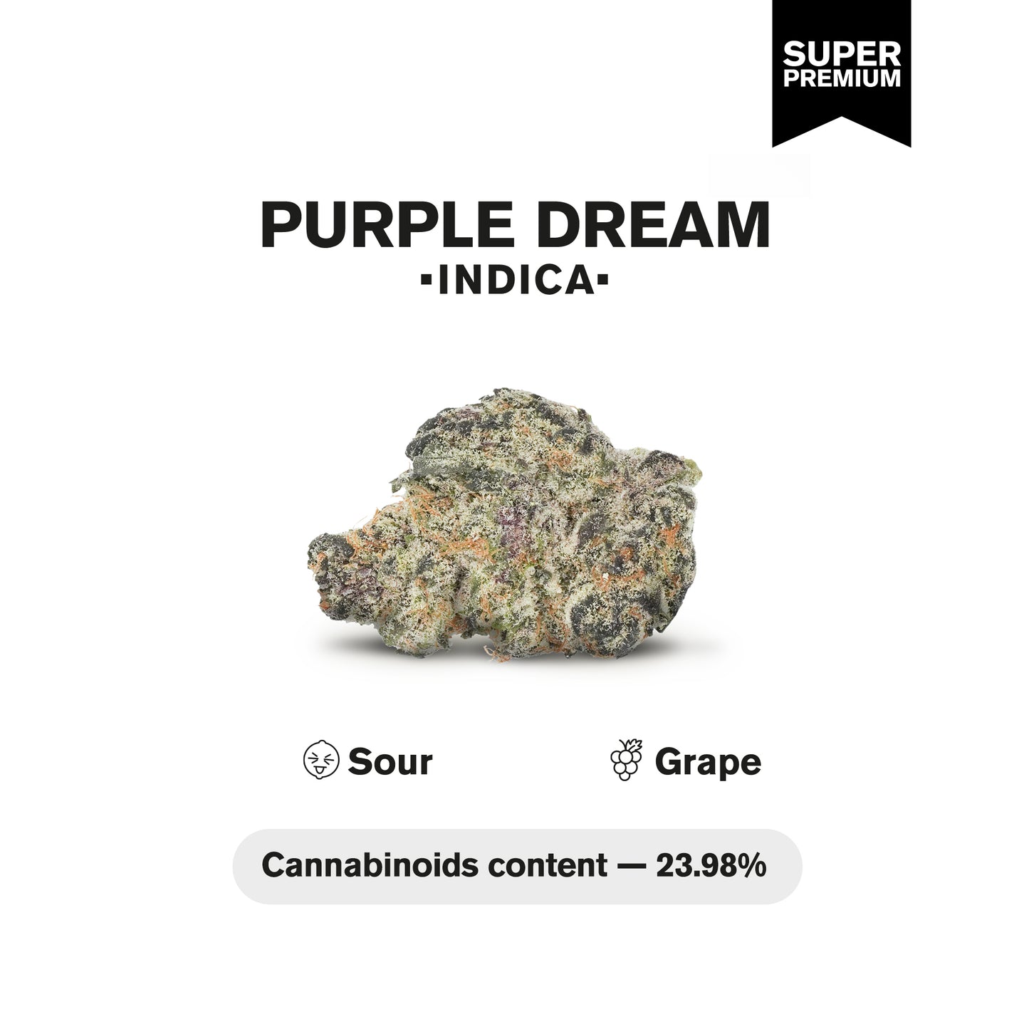 Purple Dream Flower - Indica - THCA
