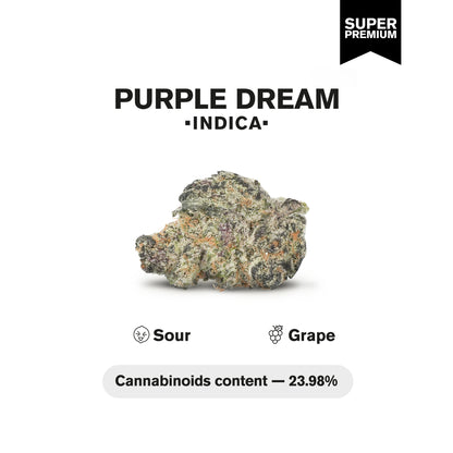 Purple Dream Flower - Indica - THCA