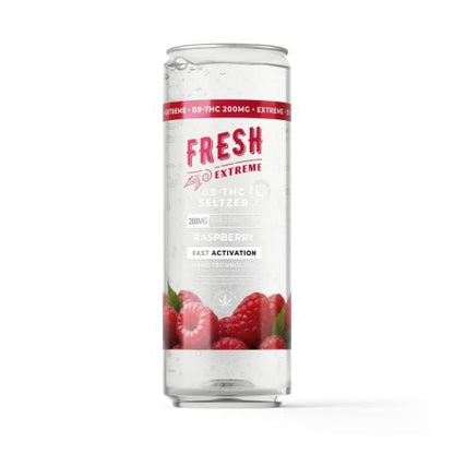 200mg Raspberry THCa Seltzer - D9 Nano - Fresh