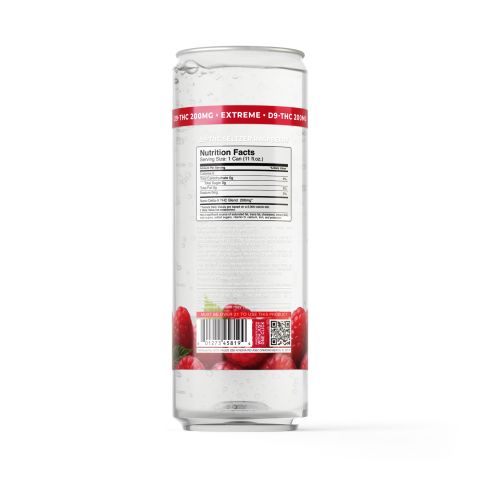 200mg Raspberry THCa Seltzer - D9 Nano - Fresh
