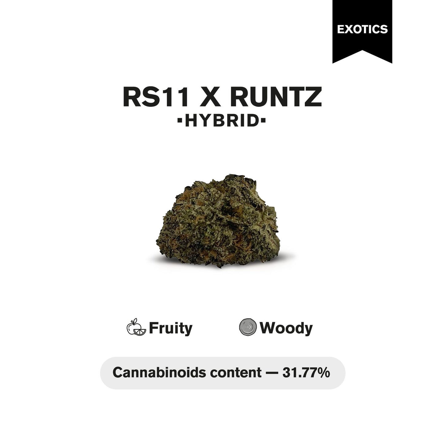 RS11 x Runtz Flower – Hybrid – THCA