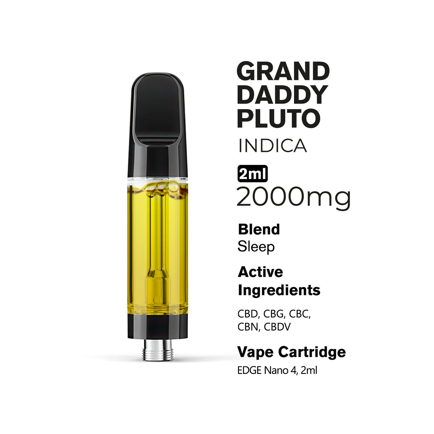 Sleep Blend - 2000mg Vape Cart - Indica - 2ml - Blends by Fresh