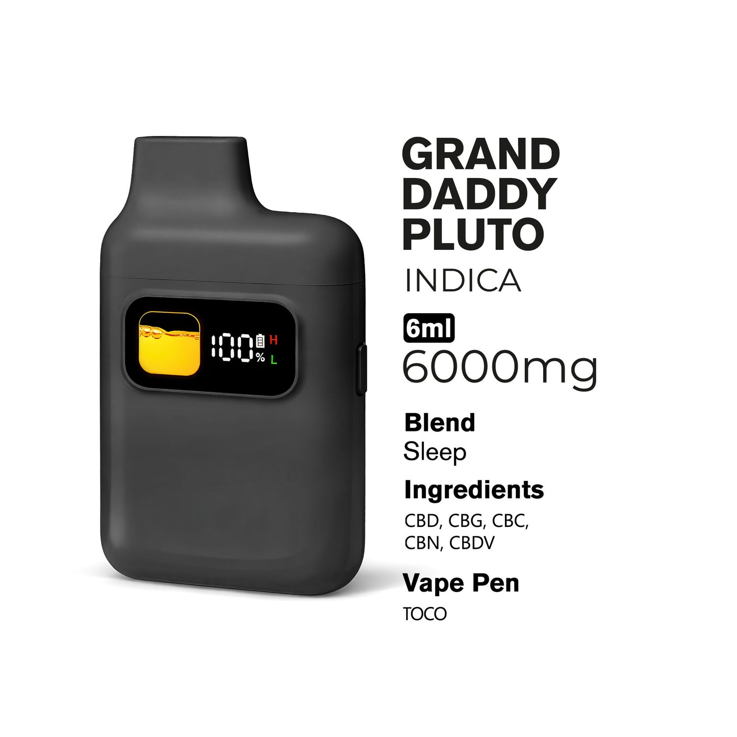 Sleep Blend - 6000mg Vape Pen - Indica - 6ml - Blends by Fresh