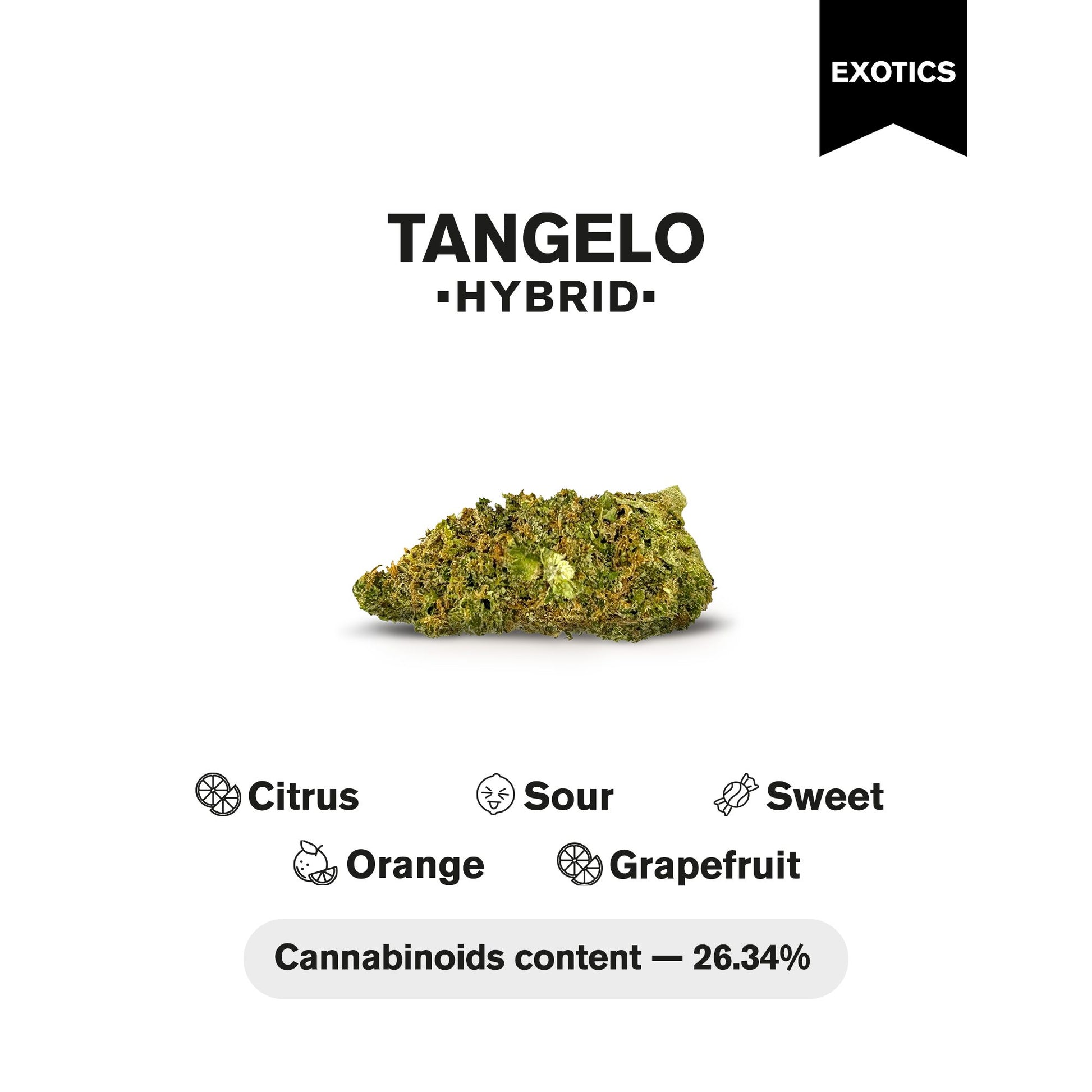 Tangelo Flower - Hybrid - THCA