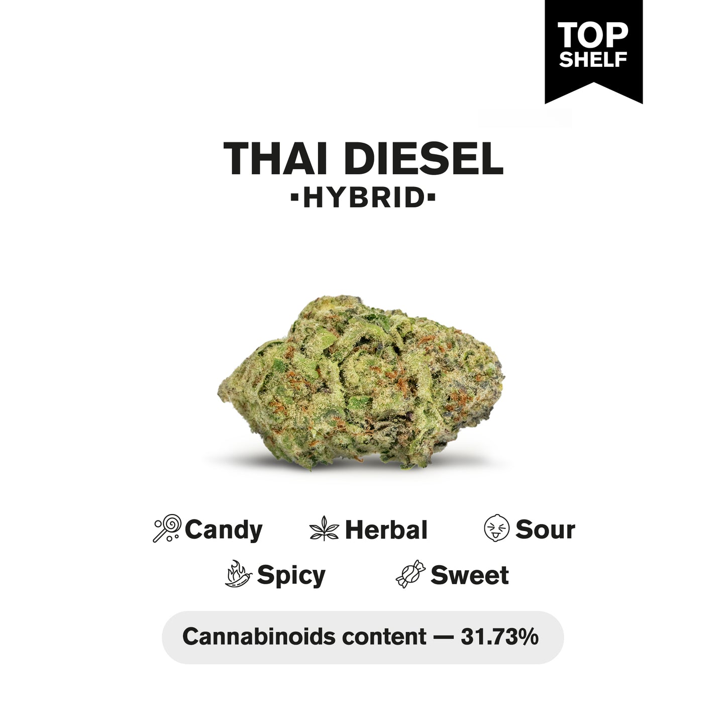 Thai Diesel Flower - Hybrid - THCA