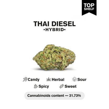 Thai Diesel Flower - Hybrid - THCA