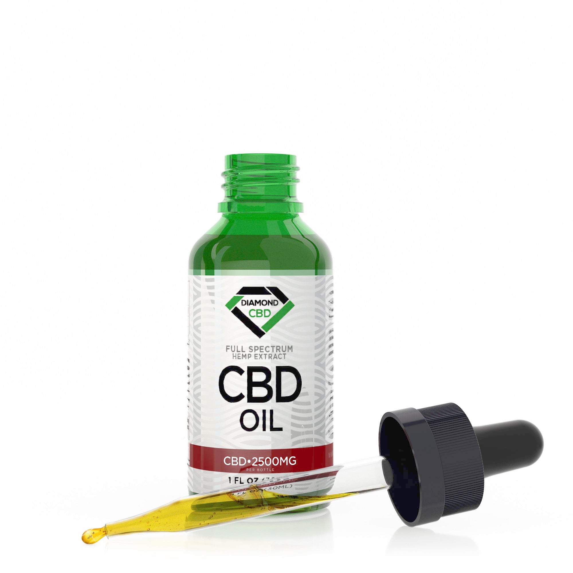 2500mg Full Spectrum CBD Oil - Diamond CBD