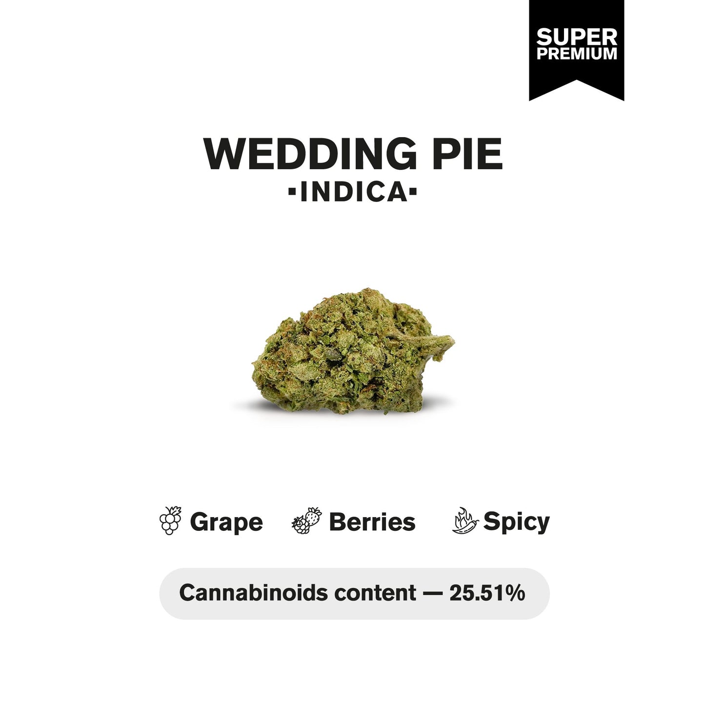 Wedding Pie Flower – Indica – THCA