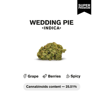 Wedding Pie Flower – Indica – THCA